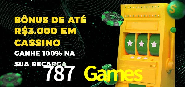 787 Games melhor bônus de depósito