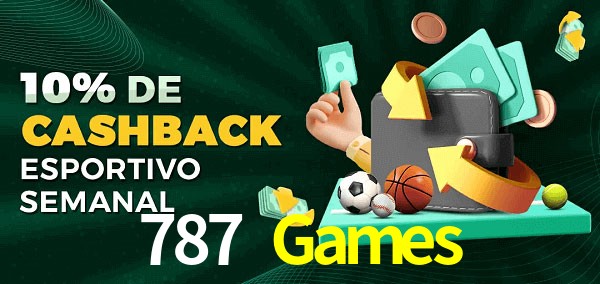 10% de bônus de cashback na 787 Games