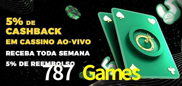 Promoções do cassino ao Vivo 787 Games